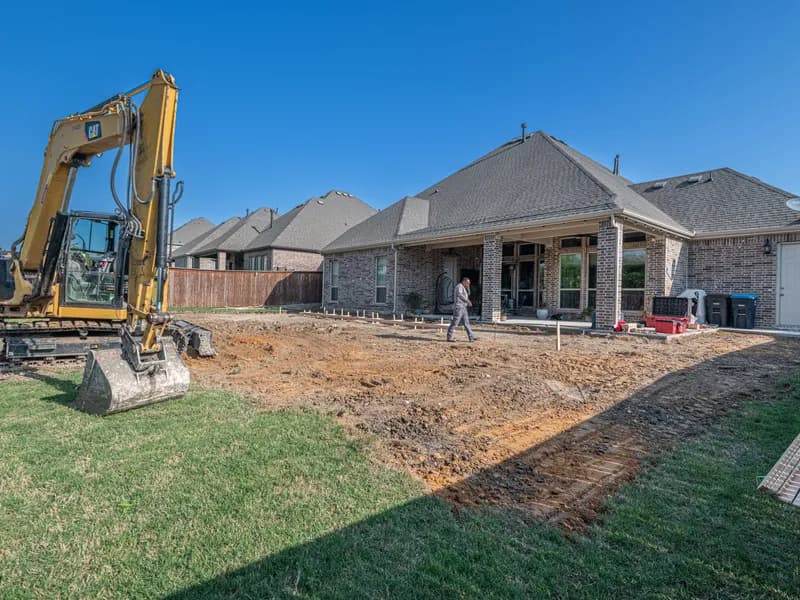Pool excavation project in Orlando