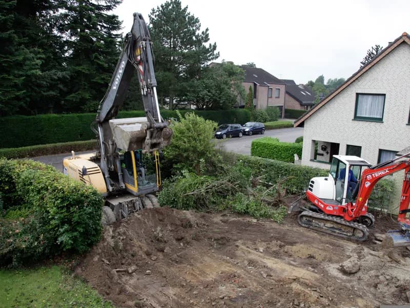 Residential excavation project in Orlando